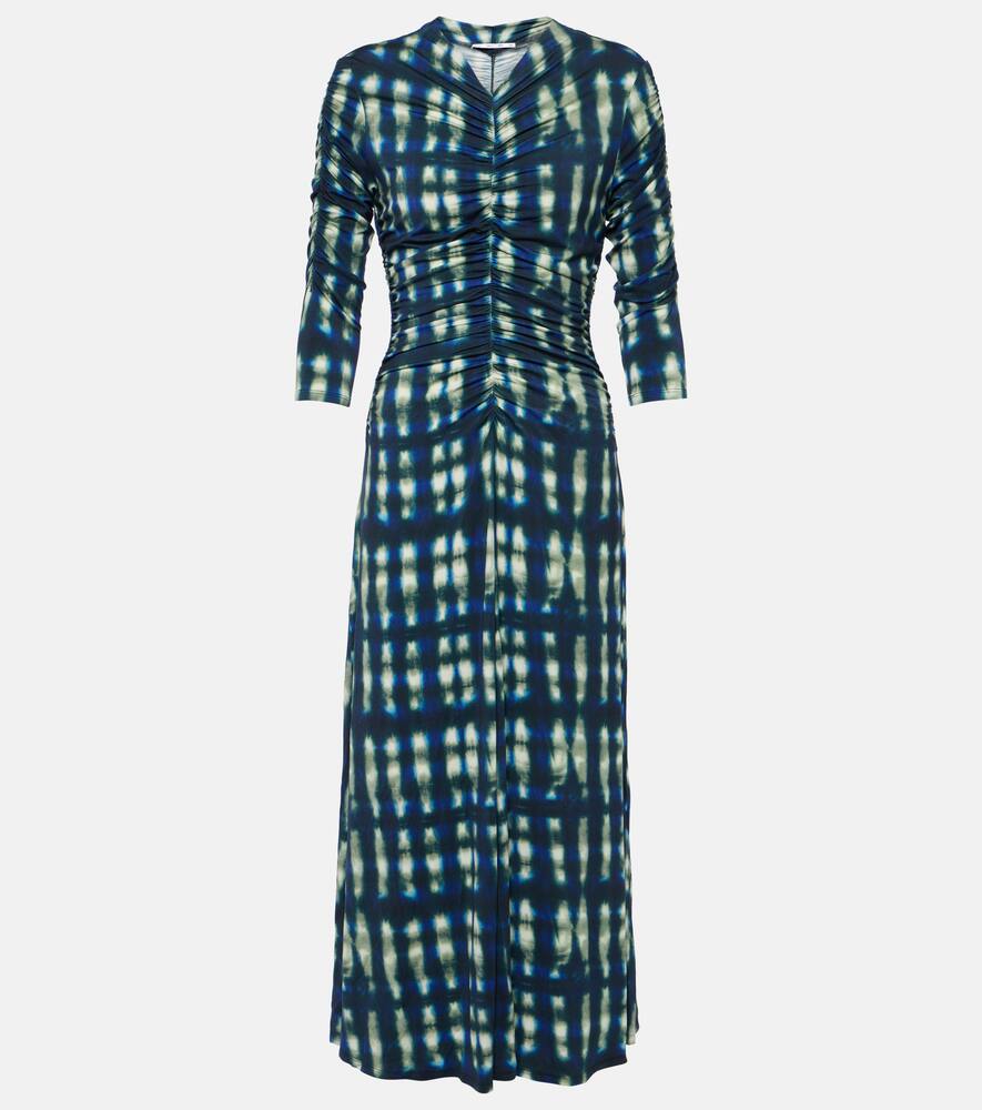 PROENZA SCHOULER WHITE LABEL NATALEE TIE-DYE MIDI DRESS