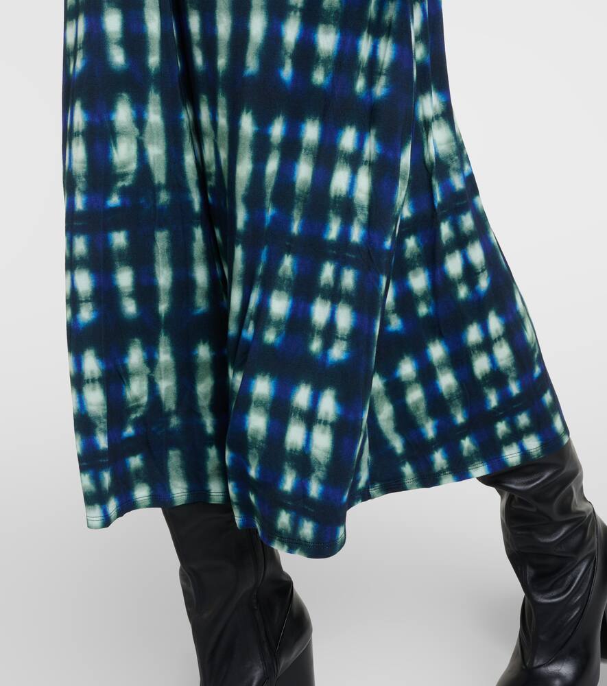 PROENZA SCHOULER WHITE LABEL NATALEE TIE-DYE MIDI DRESS