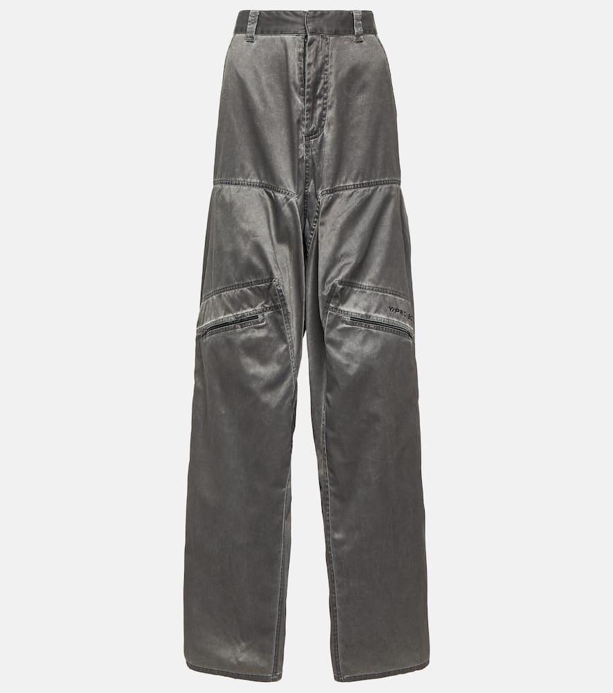 Y/project Pop-up Wide-leg Trousers In Black