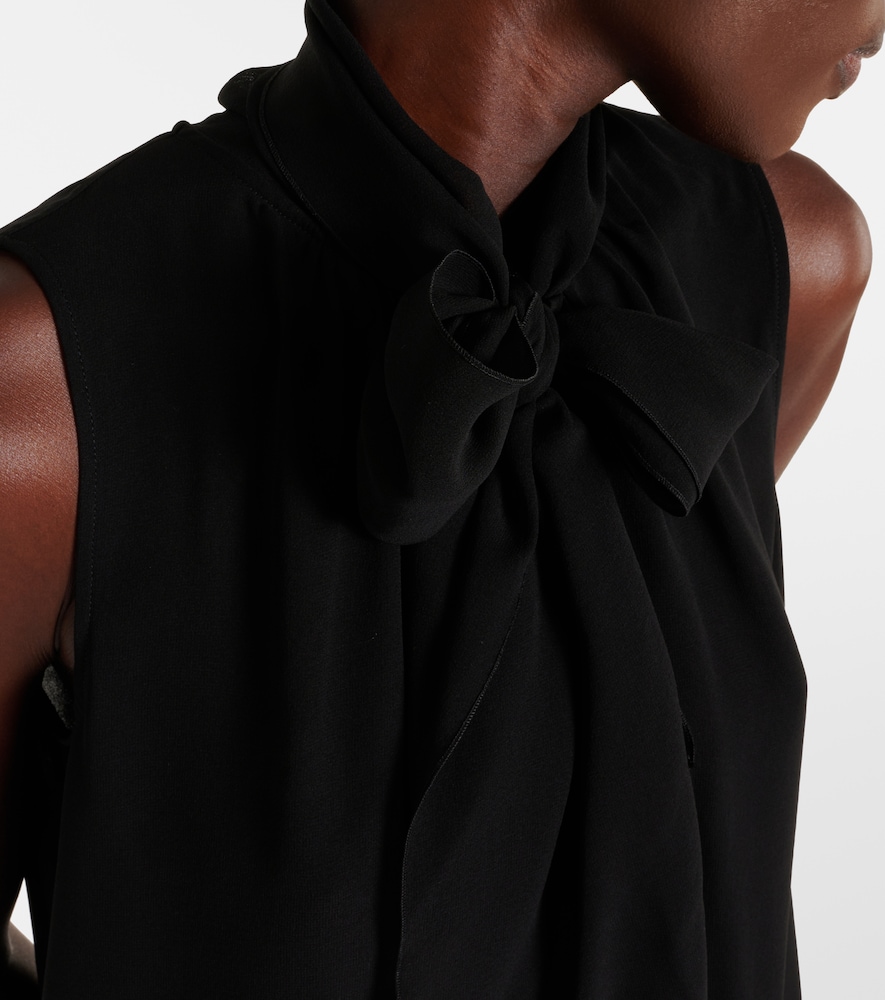  Max Mara Max Mara Mela Bow-detail Silk Top 