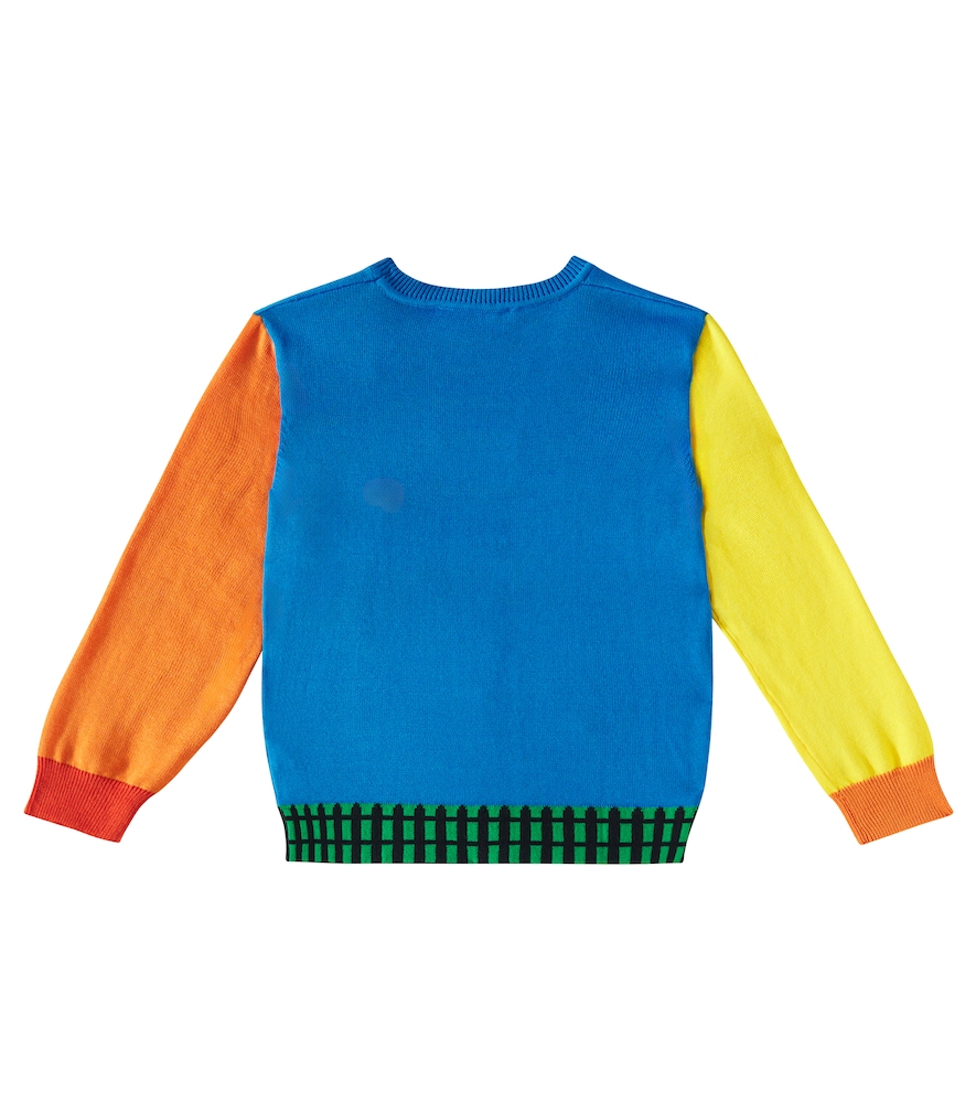  Stella Mccartney Kids Stella Mccartney Kids Pullover Aus Baumwolle Und Wolle 