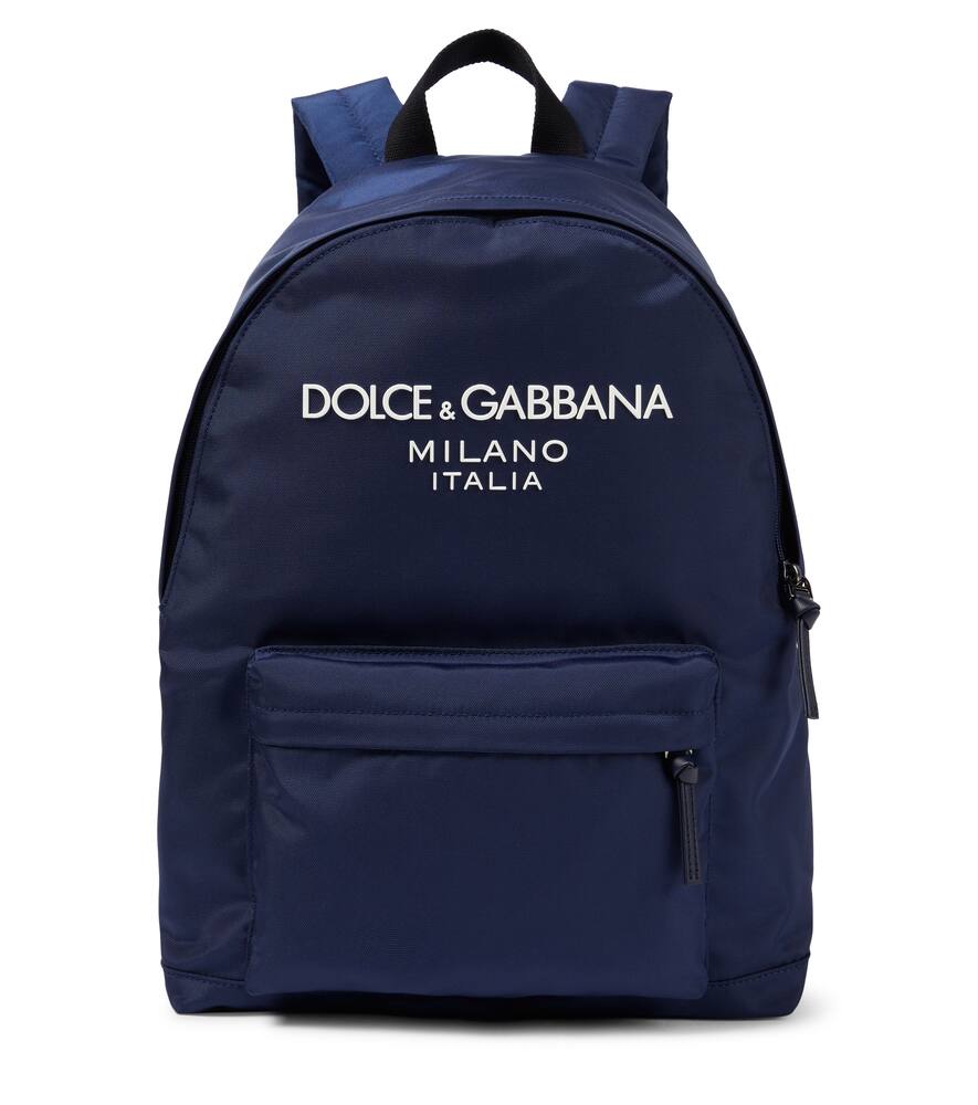 Dolce & Gabbana Kids Logo canvas backpack
