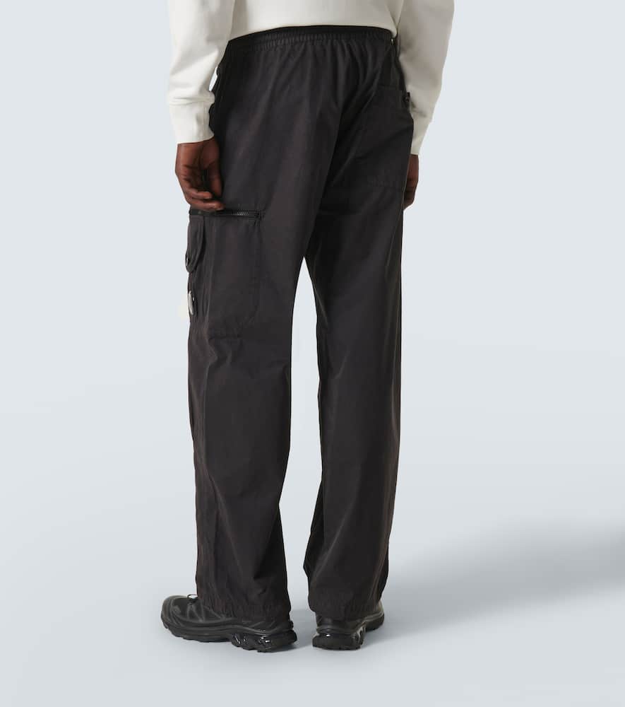 C.p. Company Cotton Cargo Pants In Black