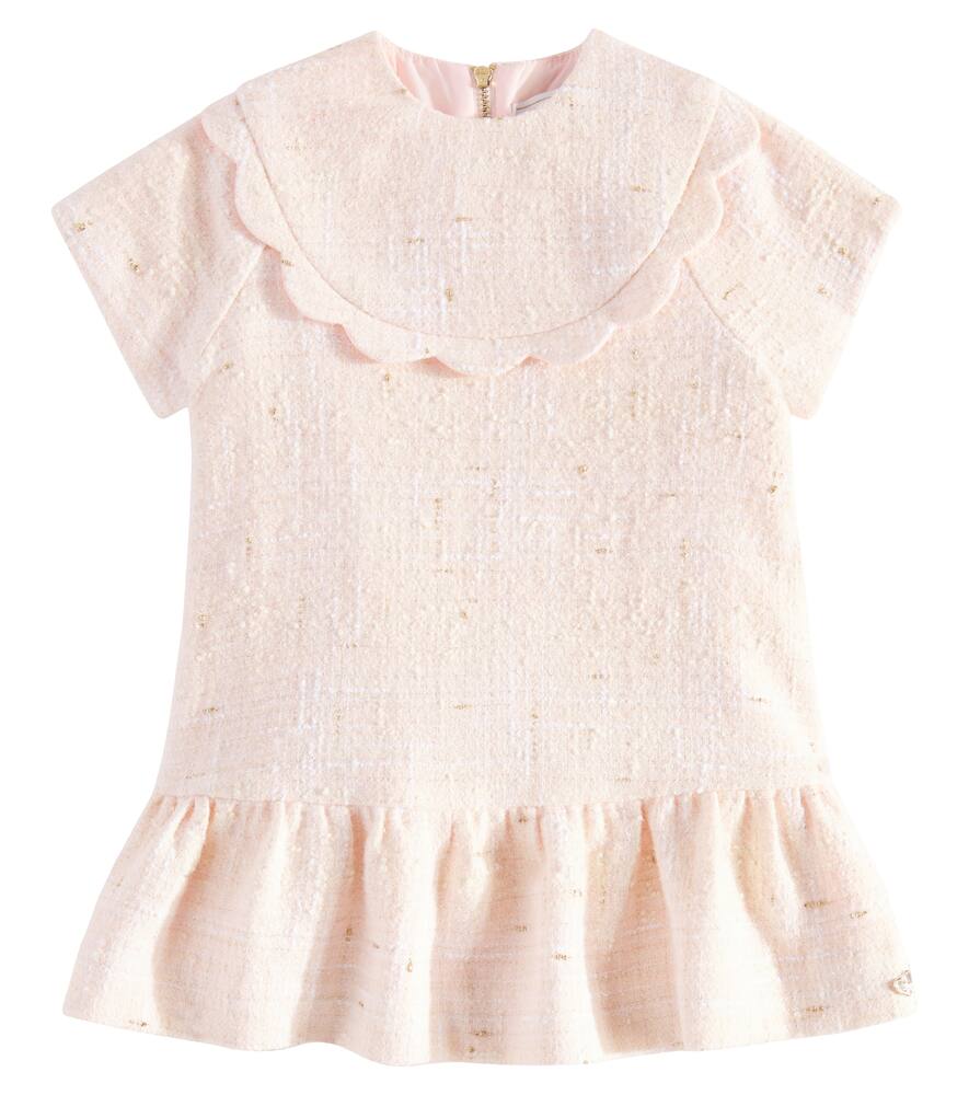Tartine et Chocolat Baby scalloped tweed dress