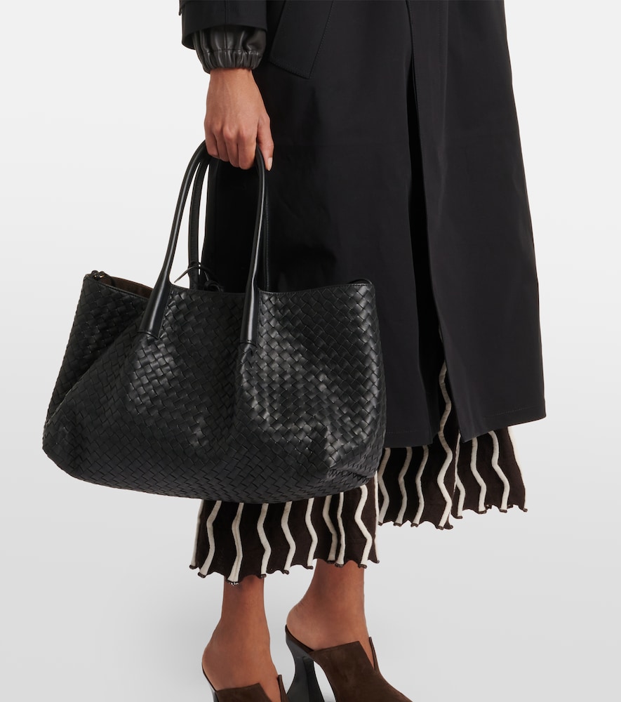 Bottega Veneta New Tote Intrecciato Large leather tote bag