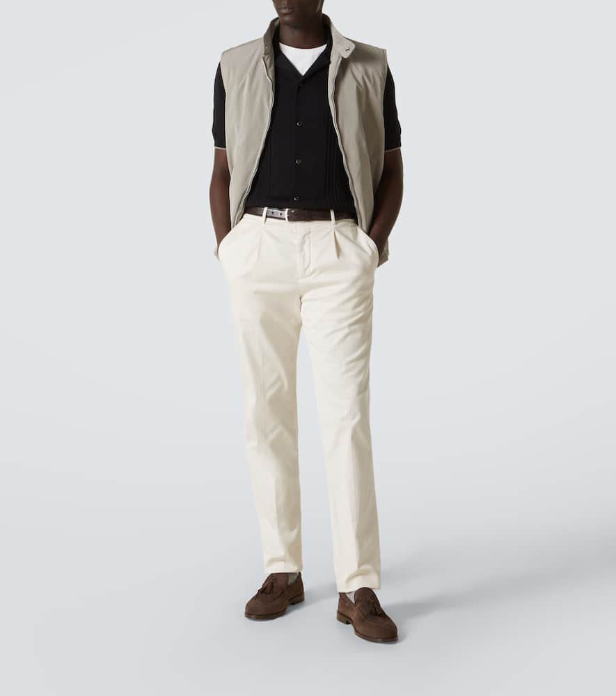 BRUNELLO CUCINELLI KNITTED COTTON SHIRT