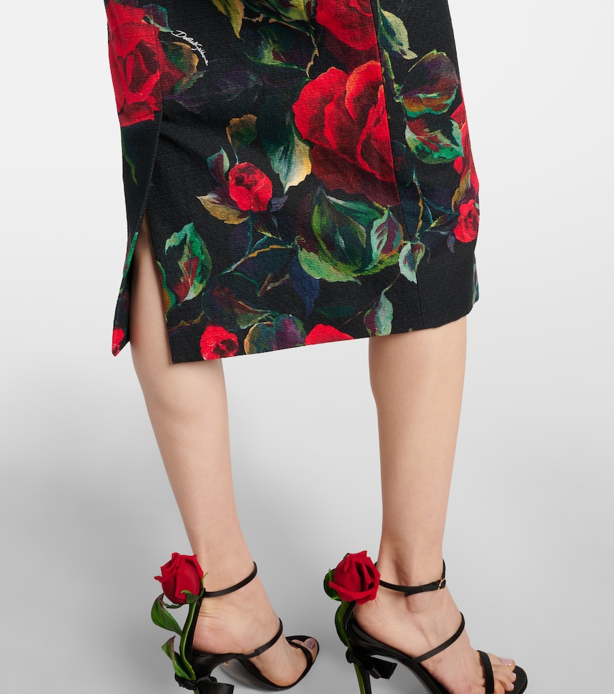  Dolce&gabbana Dolce&gabbana Jupe Crayon à Fleurs 