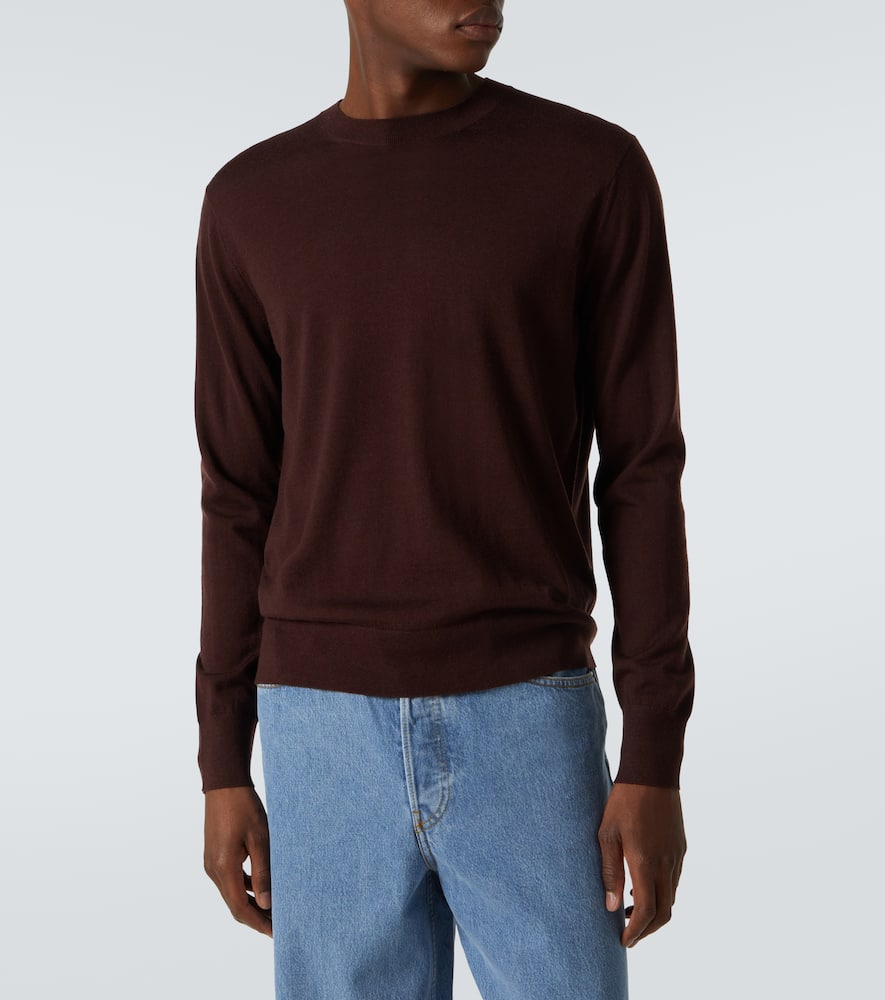 Dries Van Noten Wool Sweater In Brown