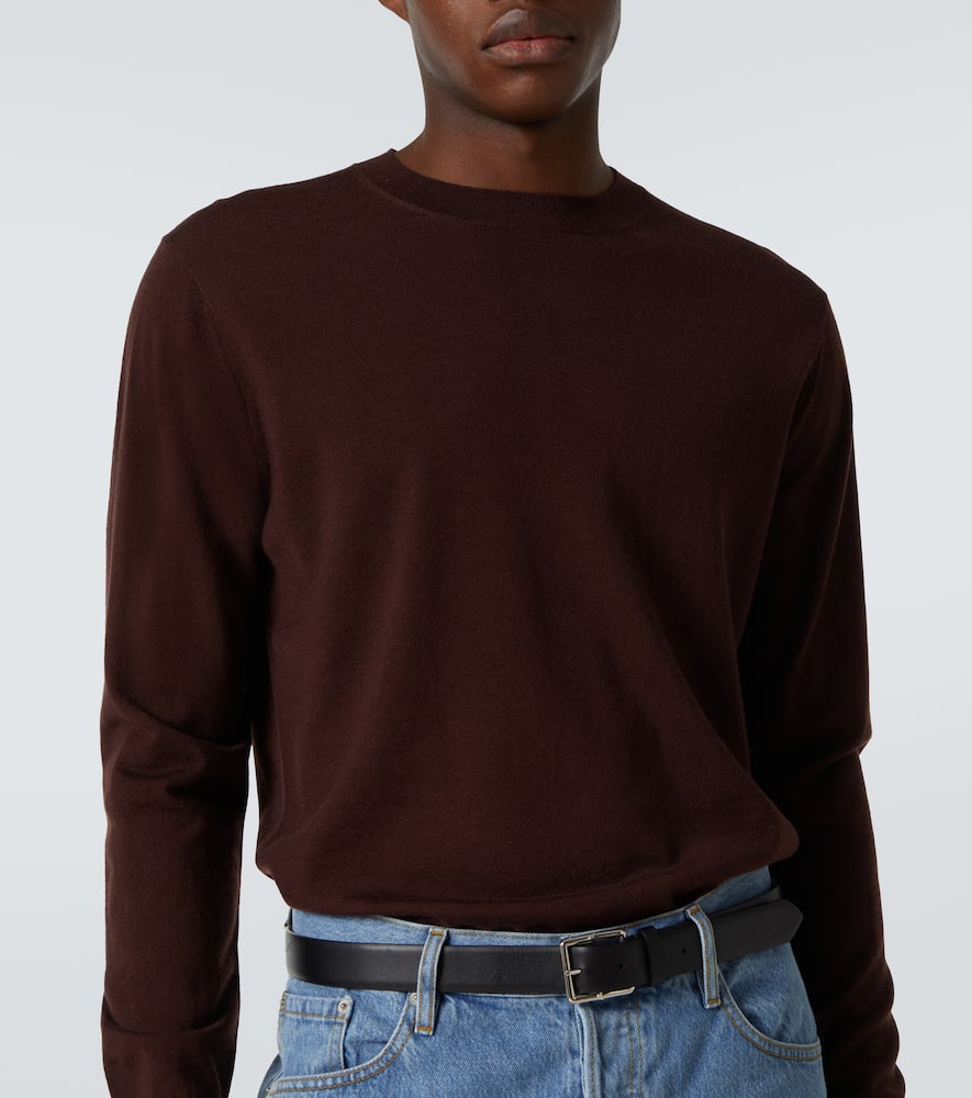Dries Van Noten Wool Sweater In Brown