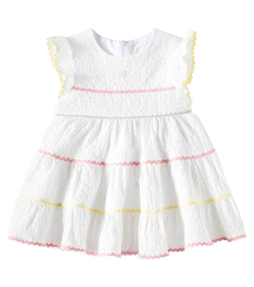 PATACHOU BABY RUFFLED COTTON DRESS