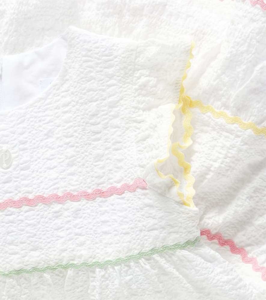 PATACHOU BABY RUFFLED COTTON DRESS