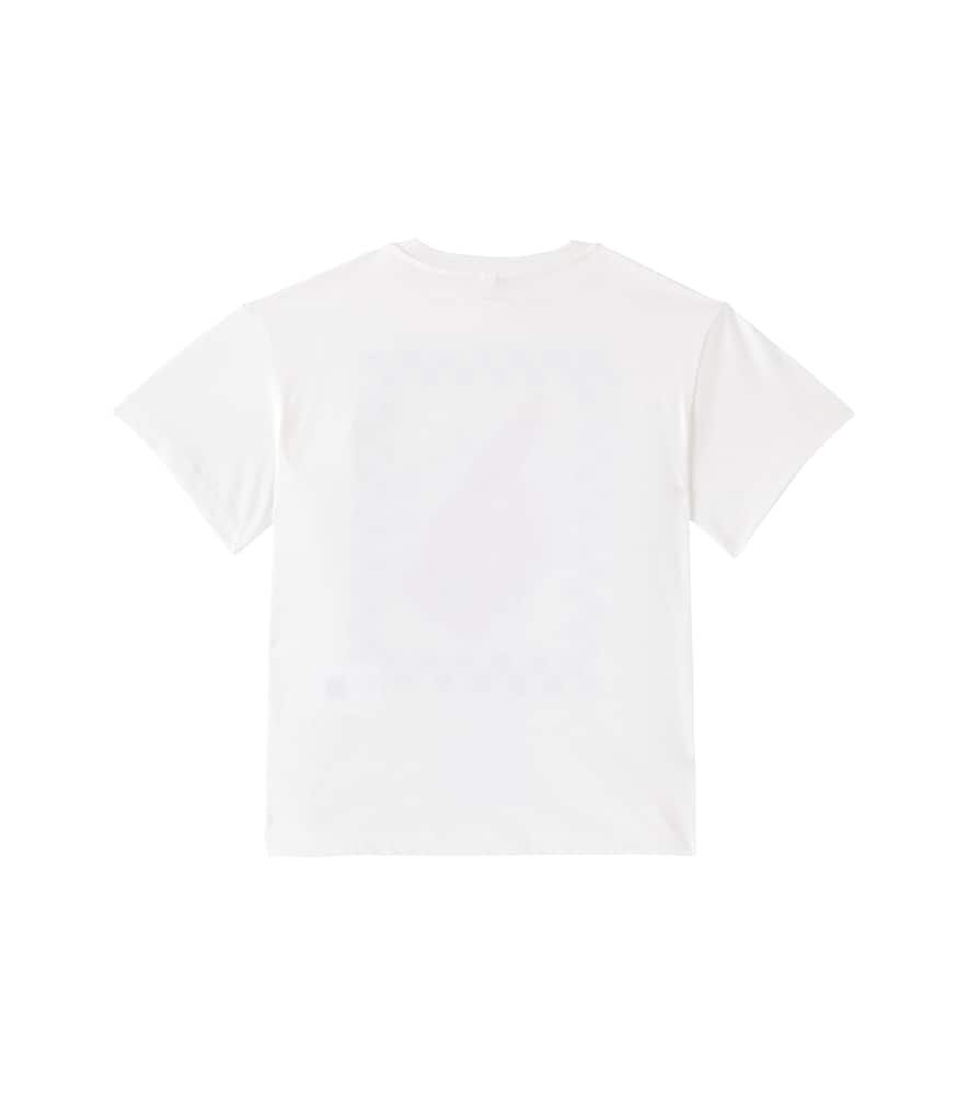 Stella Mccartney Printed Cotton Jersey T-shirt In Multicoloured