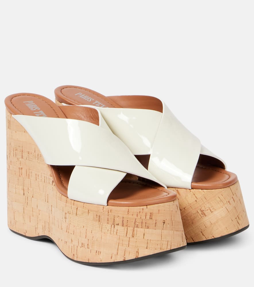 Mara 135 patent leather platform sandals