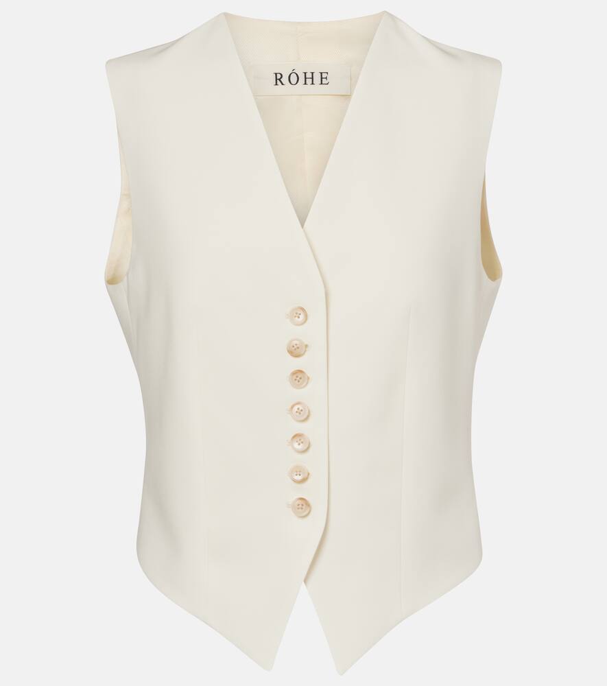 Róhe Virgin wool waistcoat