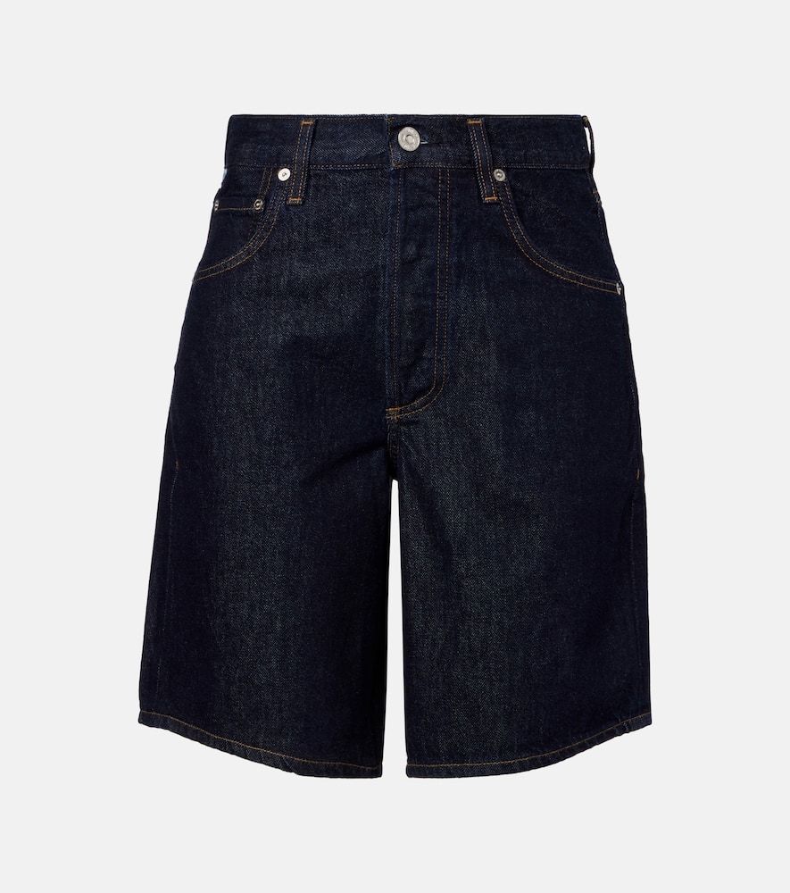 Ayla mid-rise denim shorts