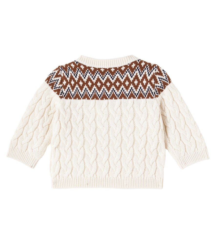  Bonpoint Bonpoint Baby Pullover Joshua Aus Wolle Und Baumwolle 