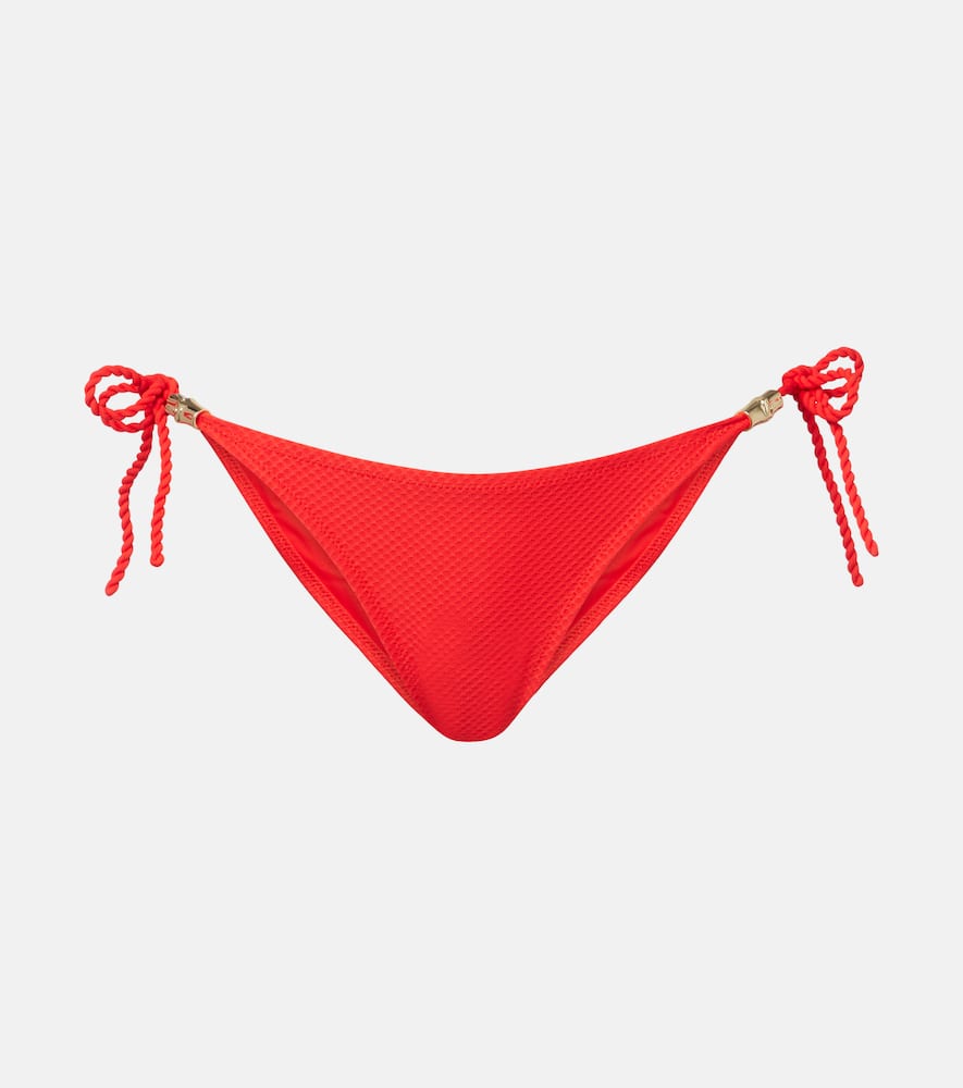 Heidi Klein Low-rise Bikini Bottoms In Red