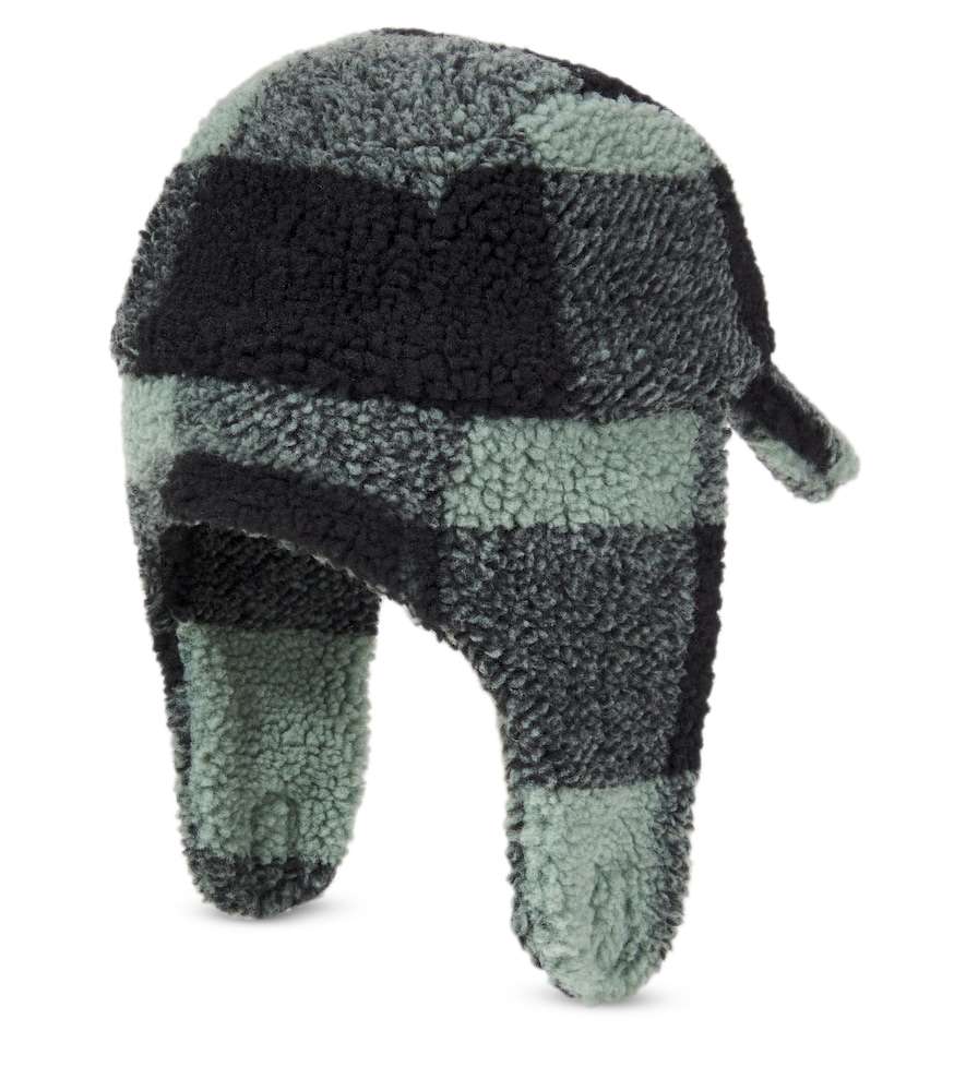  Stella Mccartney Kids Stella Mccartney Kids Checked Aviator Hat 