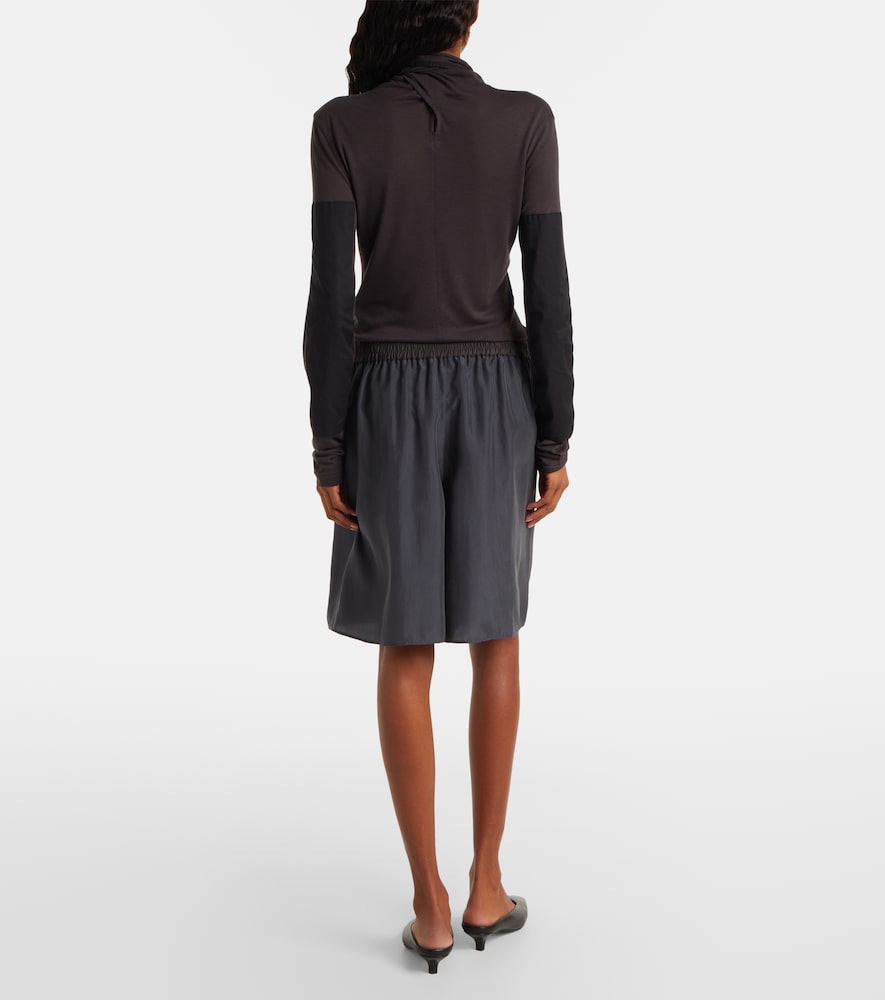  Lemaire Lemaire High-rise Bermuda-shorts Aus Seide 