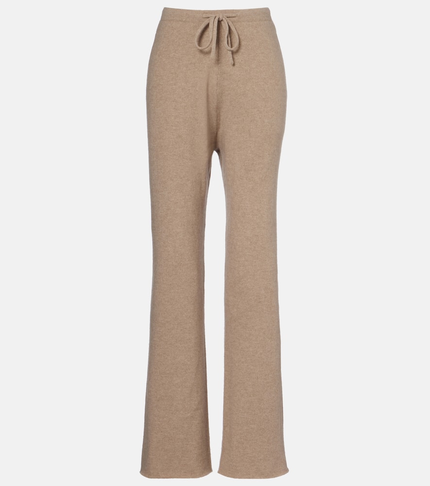 Extreme Cashmere Run Cashmere-blend Sweatpants In Nude