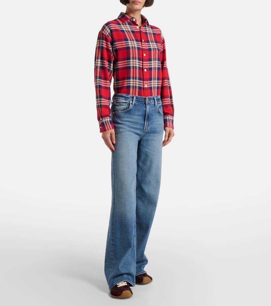 Citizen Of Humanity Lyra High-rise Wide-leg Jeans In Blue