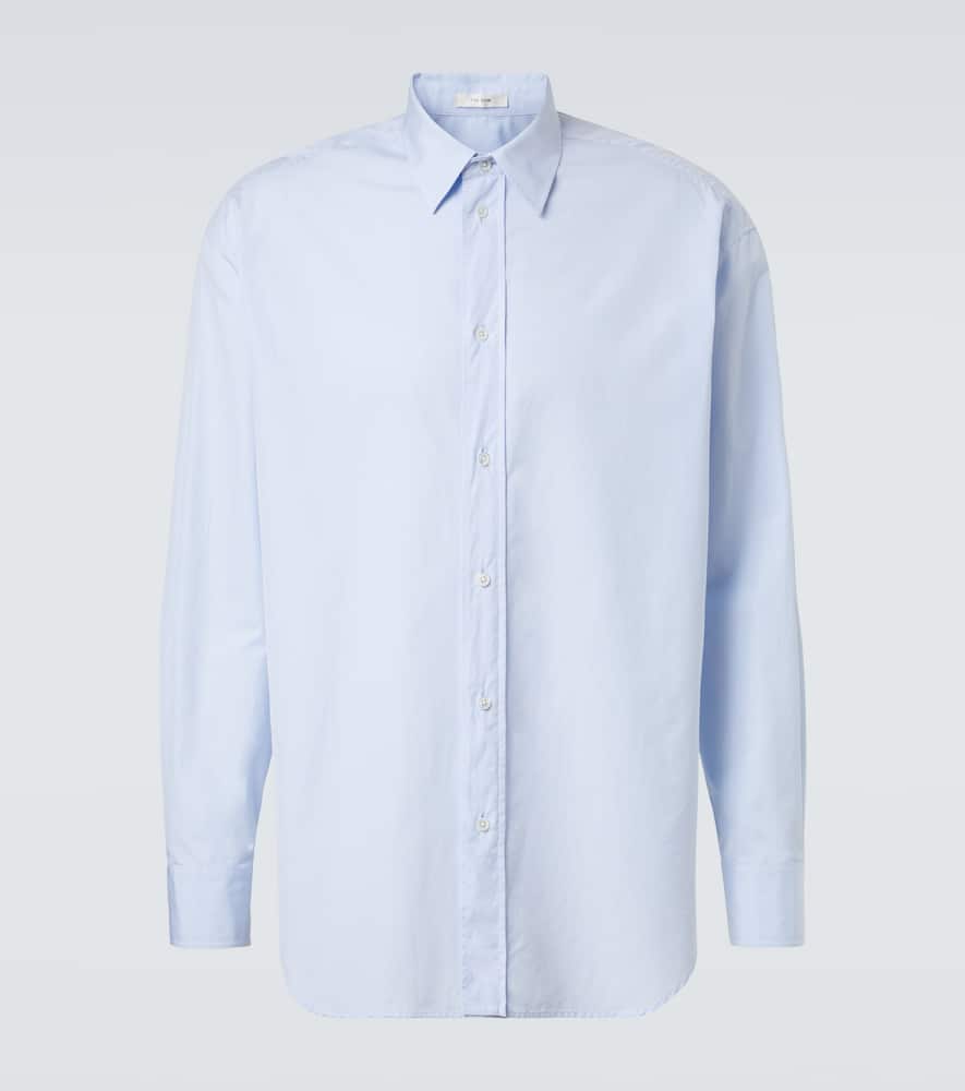 The Row Granada Chambray Shirt In Blue