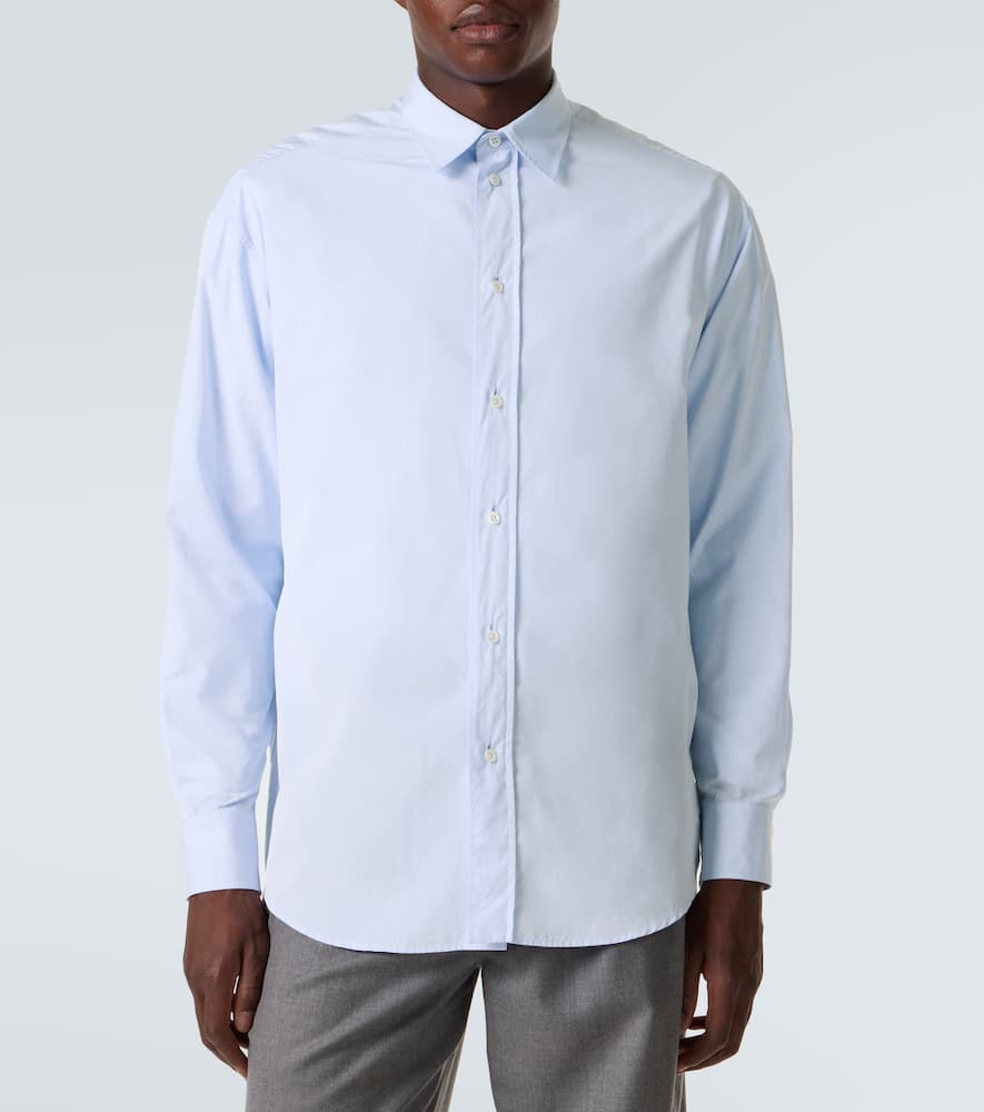 The Row Granada Chambray Shirt In Blue
