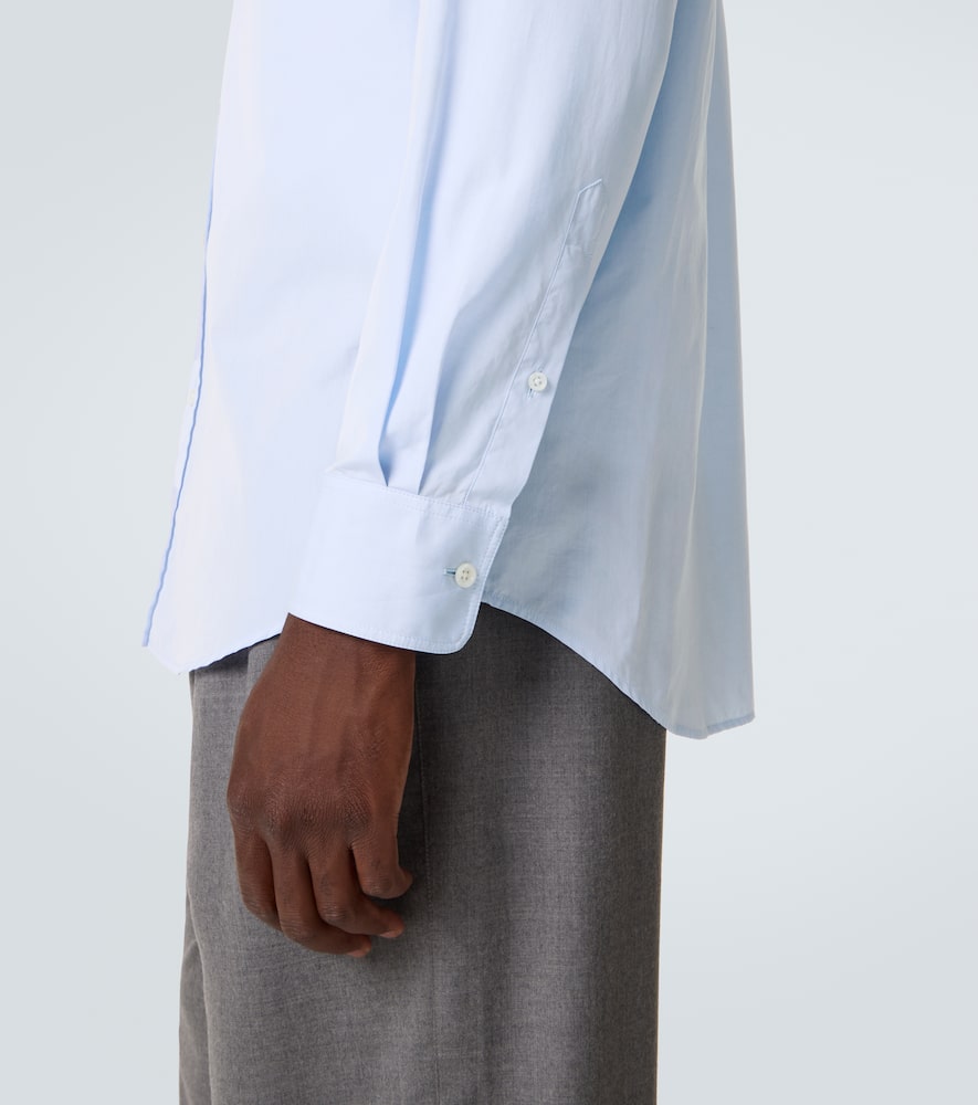 The Row Granada Chambray Shirt In Blue