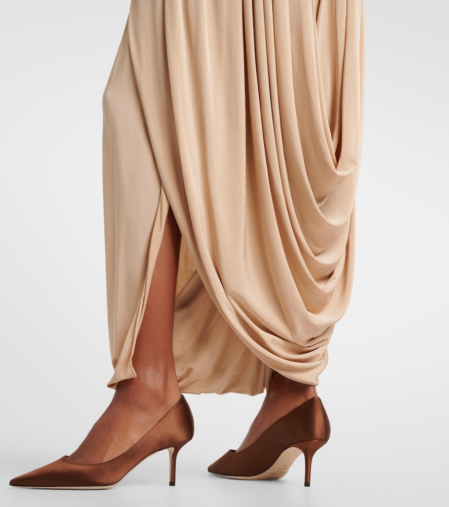 Jimmy Choo Love satin pumps