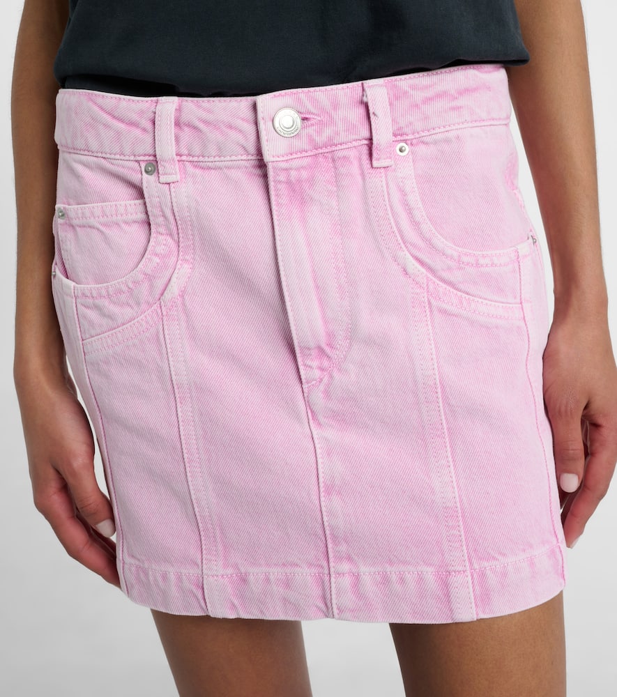 Isabel Marant Étoile Juana Denim Minskirt In Pink