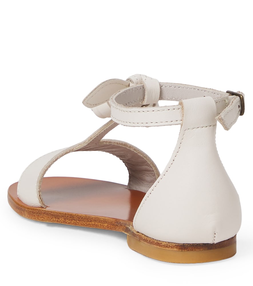  Bonpoint Bonpoint Leather Sandals 