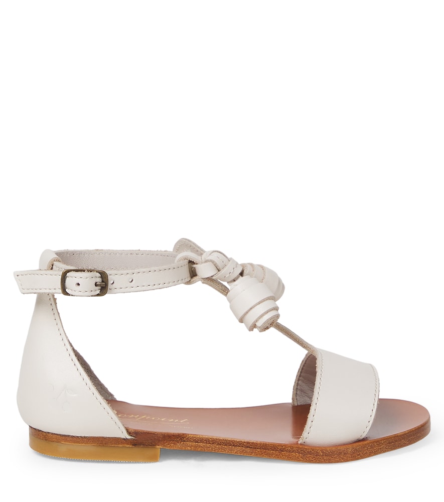  Bonpoint Bonpoint Leather Sandals 