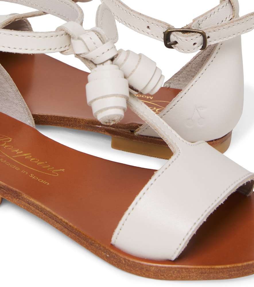  Bonpoint Bonpoint Leather Sandals 