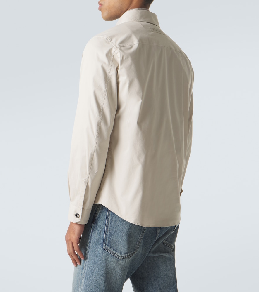  Zegna Zegna Cotton-blend Overshirt 