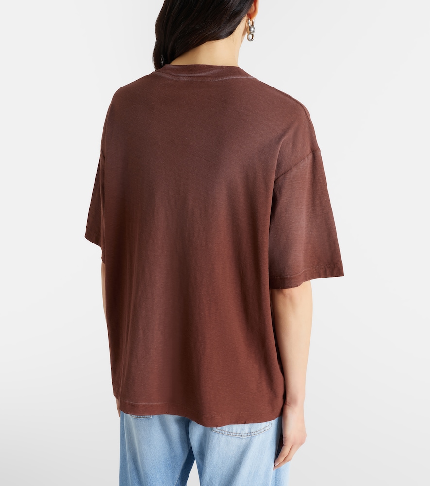  Acne Studios Acne Studios T-shirt Aus Baumwolle Und Hanf 