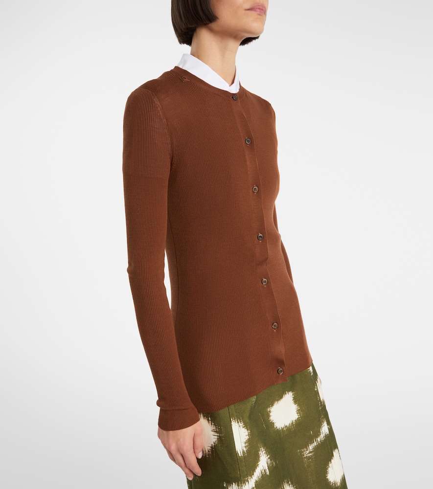  Prada Prada Cardigan En Laine Vierge 