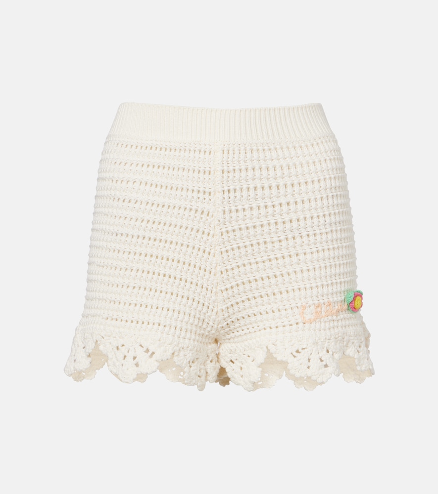 Chloé Shorts aus Häkelstrick