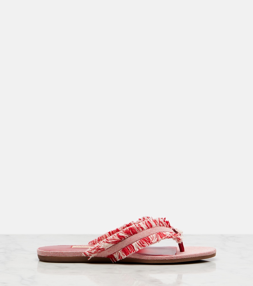  Jimmy Choo Jimmy Choo Sandalen Bay Aus Canvas 
