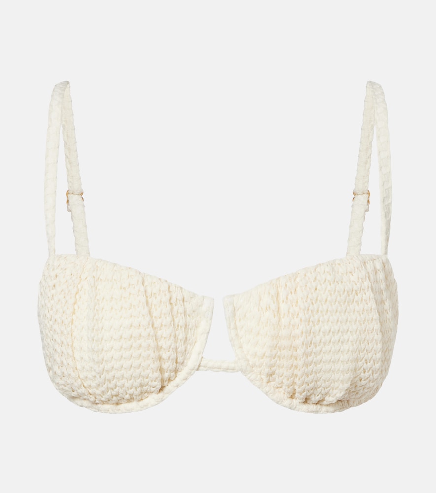 Montce Simonette knitted bikini top