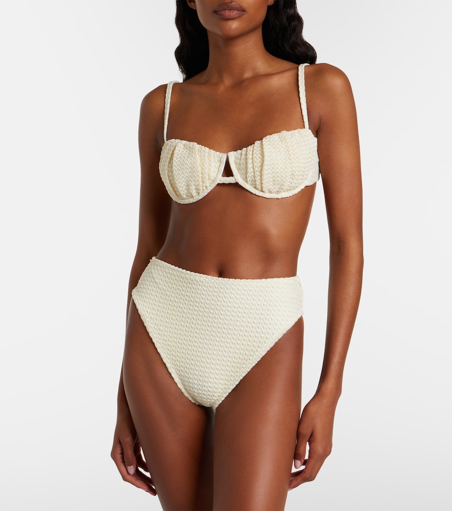 Montce Simonette knitted bikini top