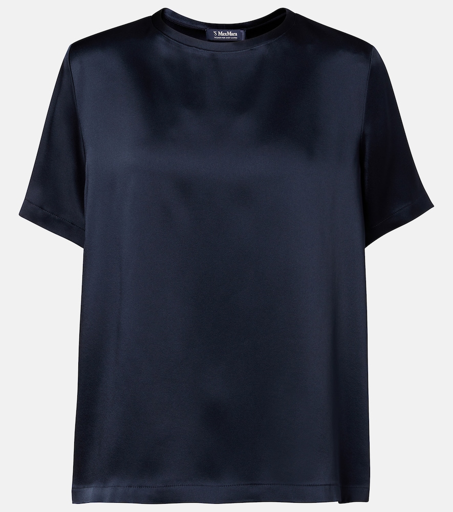 T-Shirt aus Satin