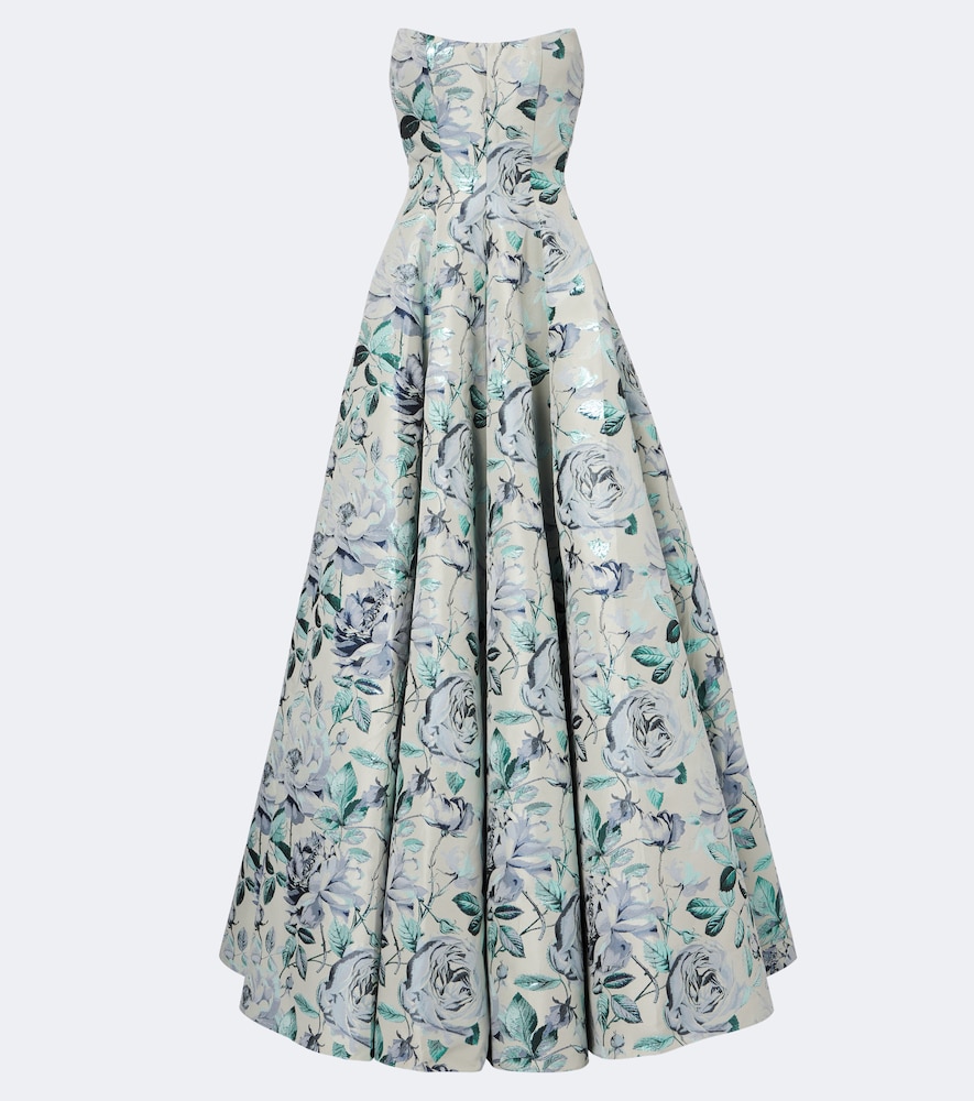 Markarian Abito lungo bustier Laila in broccato