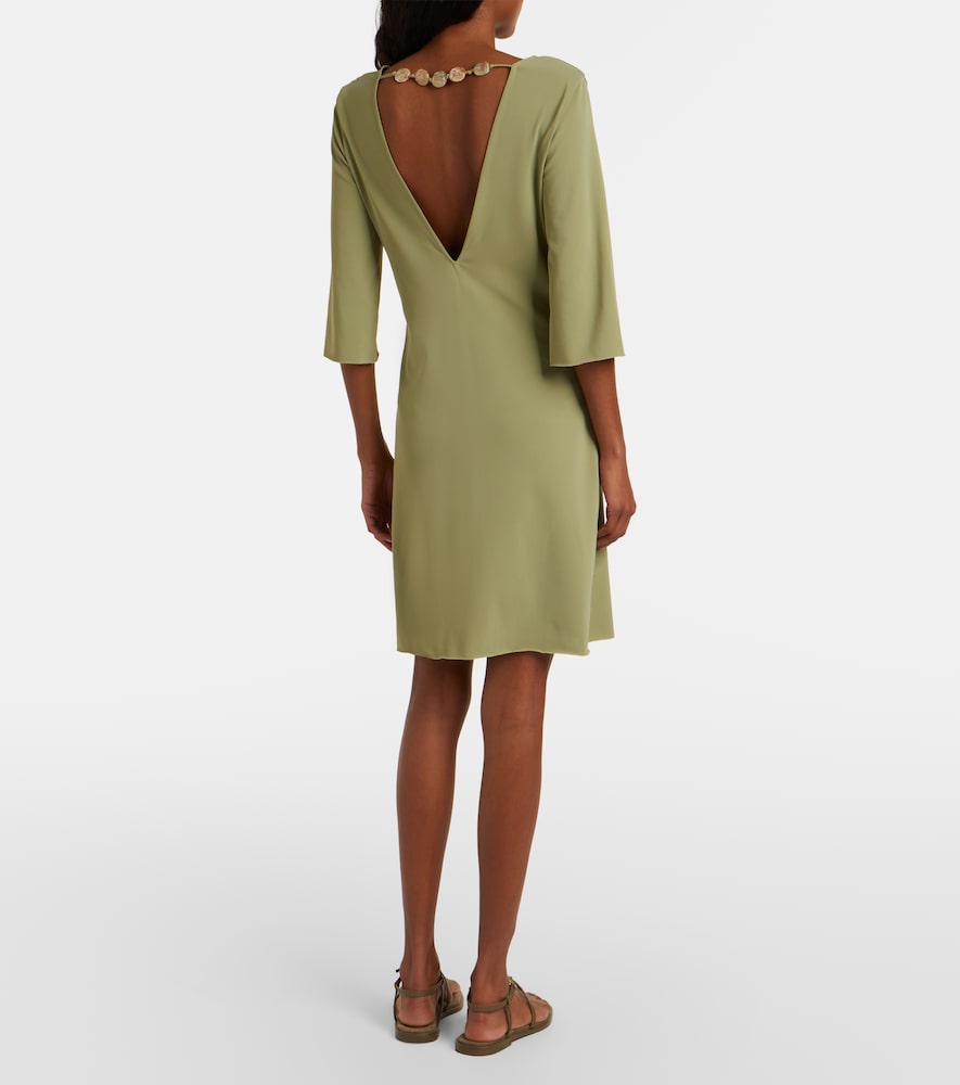  Eres Eres Fabuleuse Beaded Midi Dress 
