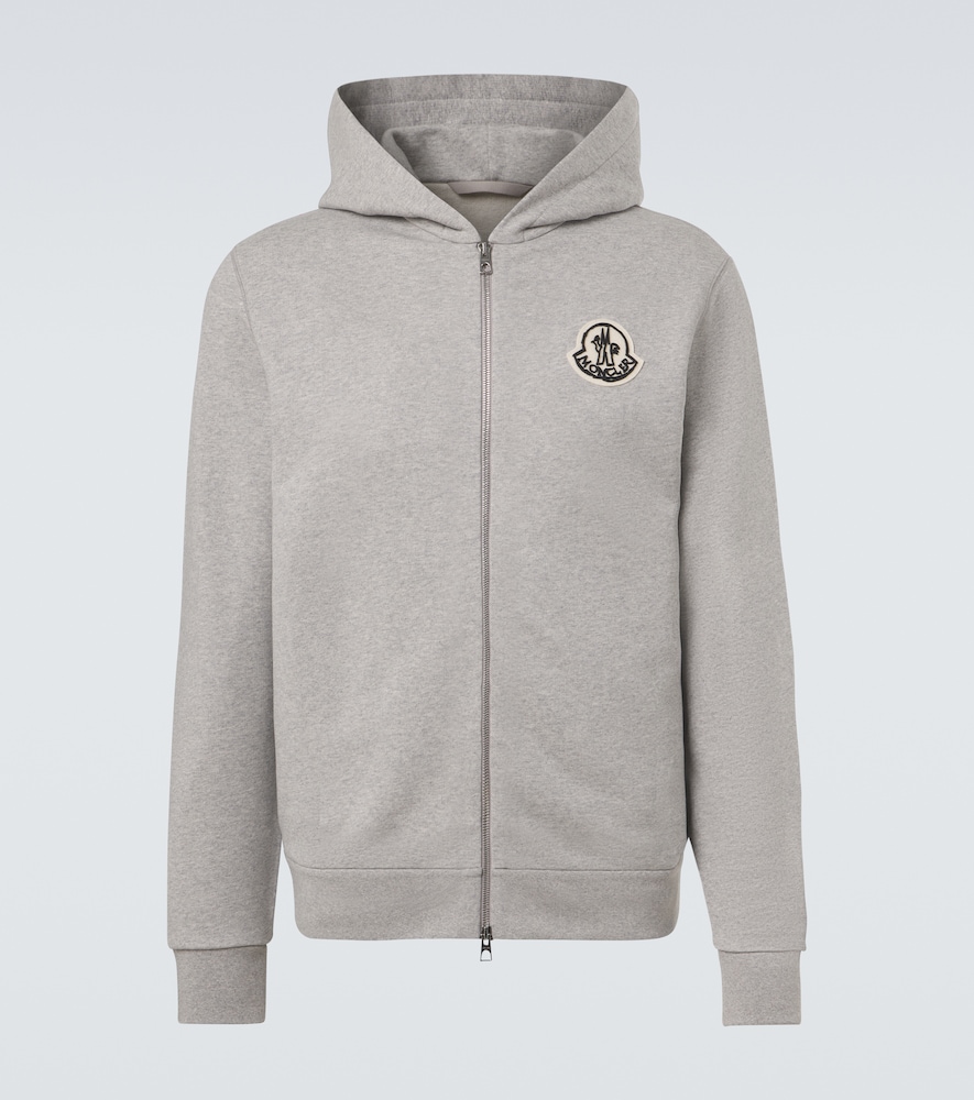 Moncler ogo cotton zip-up hoodie | Thumbnail 7
