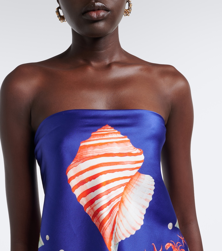Retrofête Alivia Silk Bandeau Top