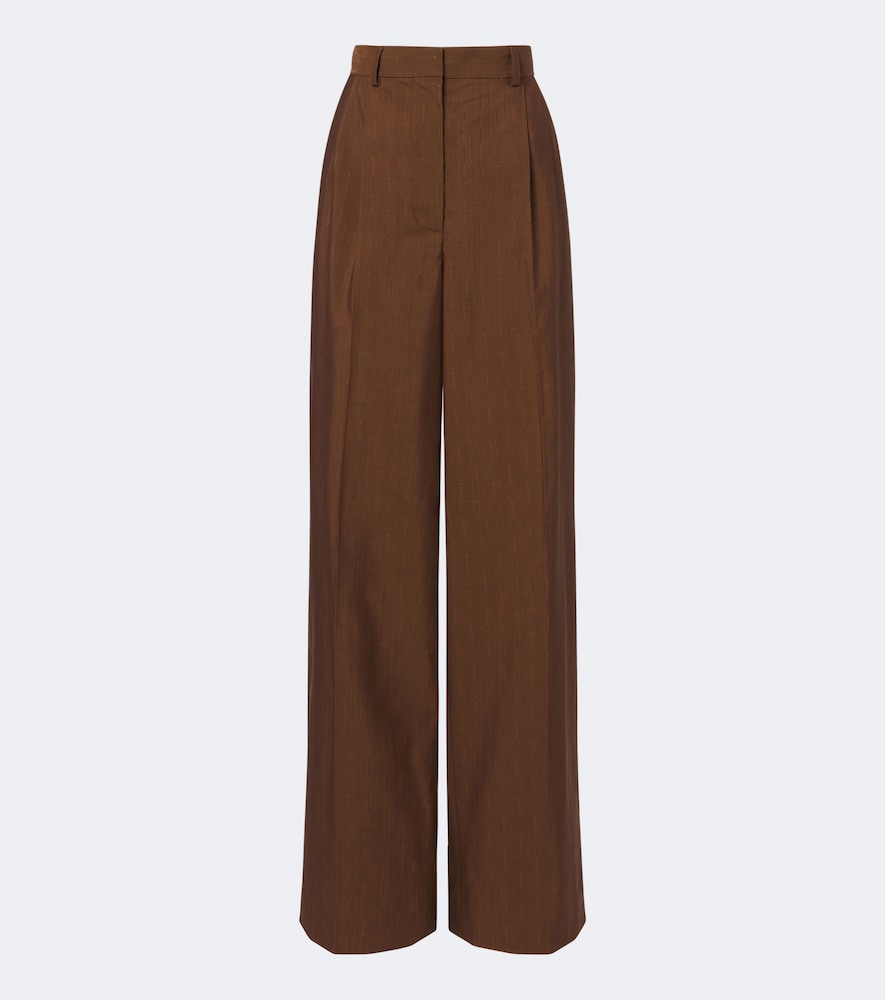 Stella McCartney Pantalon ample en laine et soie 850 €