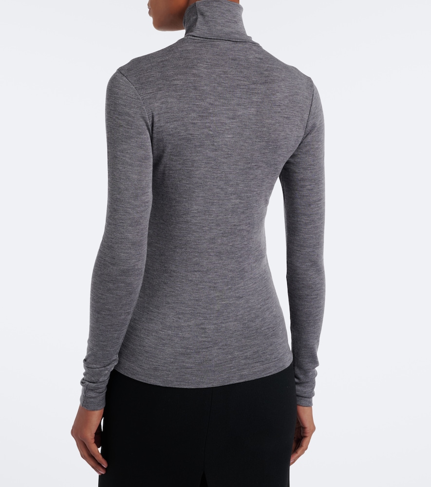 Róhe Wool Jersey Turtleneck Top