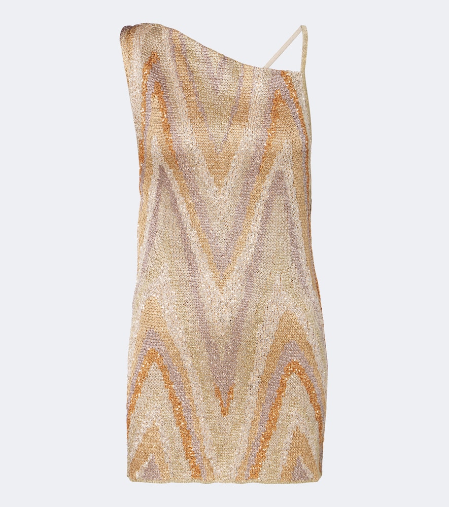 Zigzag Sequined Lamé Top