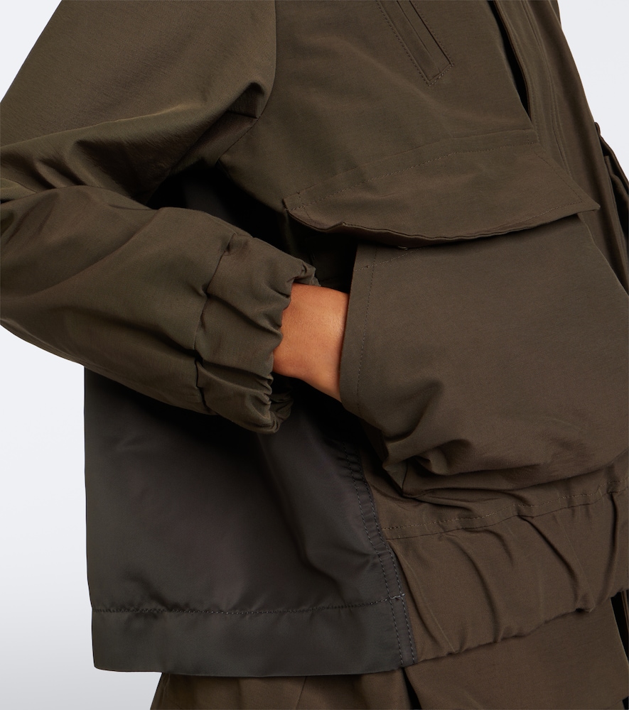 Cotton-Blend Blouson Jacket