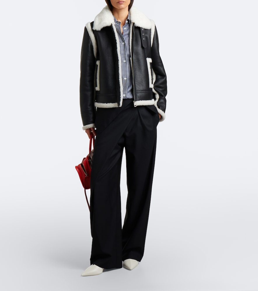 Shearling-Trimmed Jacket